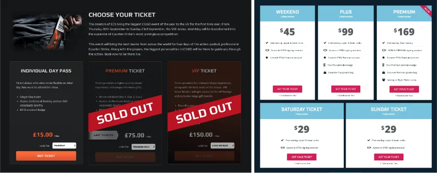 Ticket Pricing