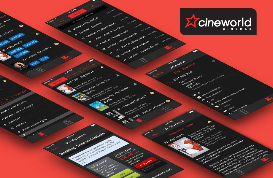 Cineworld iOS Feature
